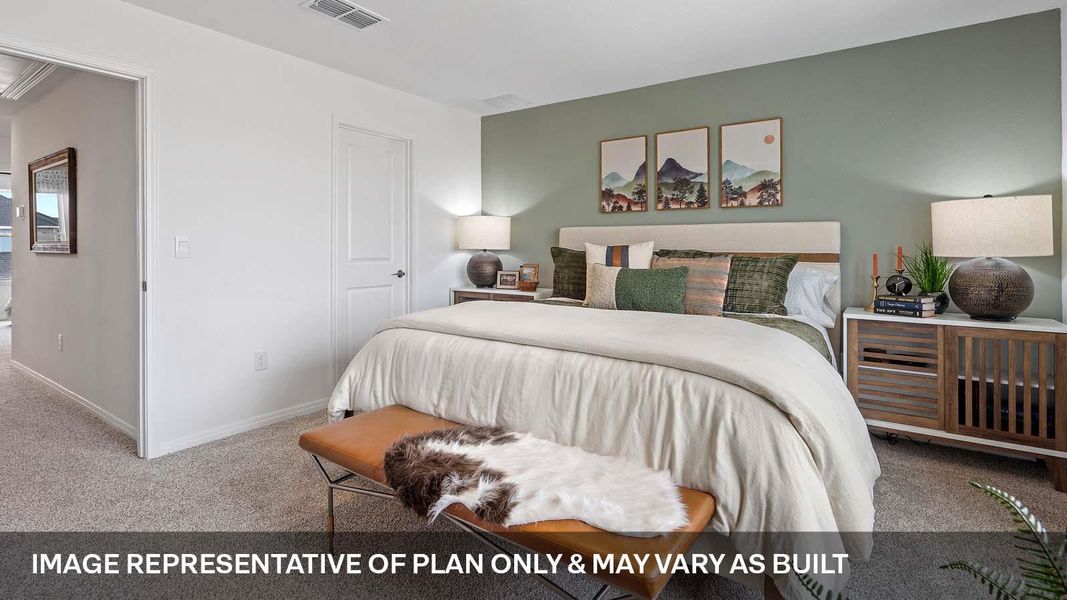 Furnished interior view inside a new home in Avery Centre, Round Rock (Image 11).