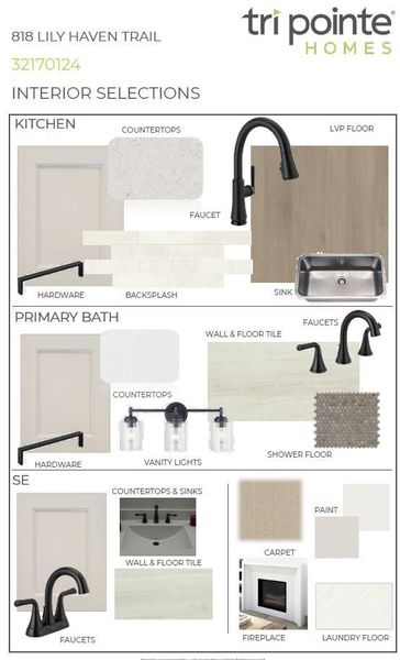 Sample of building materials used in homes in Harvest Green, Richmond (Image 14). Sample of building materials used in homes in Harvest Green, Richmond (Image 14).
