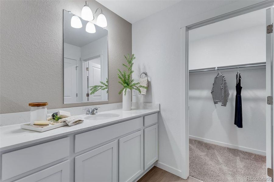 Furnished interior view inside a new home in Vista Meadows, Fort Lupton (Image 28).