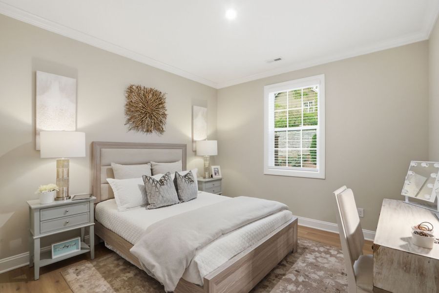 Furnished interior view inside a new home in The Townes at Wade Ardrey, Charlotte (Image 10). Furnished interior view inside a new home in The Townes at Wade Ardrey, Charlotte (Image 10).