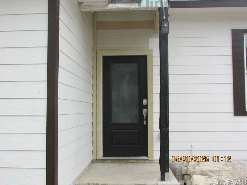 Front exterior of a new home in , San Antonio, TX, highlighting curb appeal (Image 17).