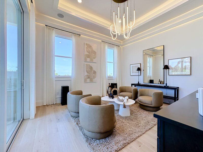 Furnished interior view inside a new home in Legends Bay, Bradenton (Image 25).