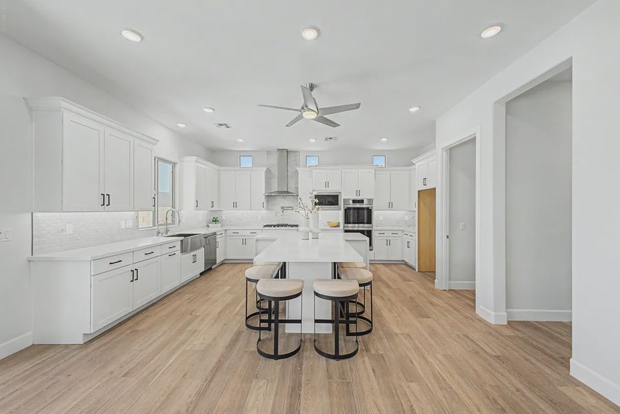 Furnished interior view inside a new home in Bellero Estates, Queen Creek (Image 12).