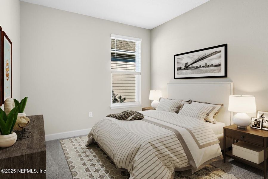 Furnished interior view inside a new home in Colbert Landings, Palm Coast (Image 33).