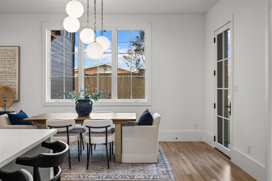 Furnished interior view inside a new home in , Dallas (Image 18).