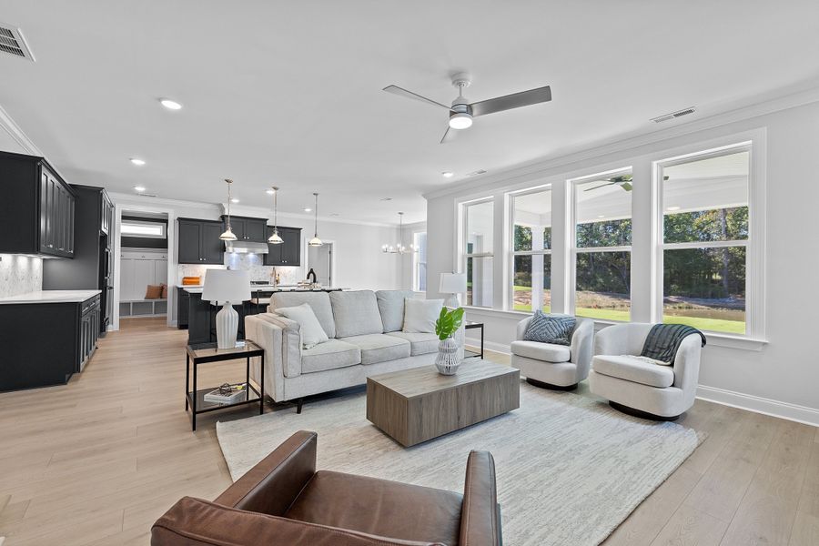 Representative furnished interior of a home built from the The Whitley by RobuckHomes in Kennebec Crossing, Angier (Image 76). Representative furnished interior of a home built from the The Whitley by RobuckHomes in Kennebec Crossing, Angier (Image 76).