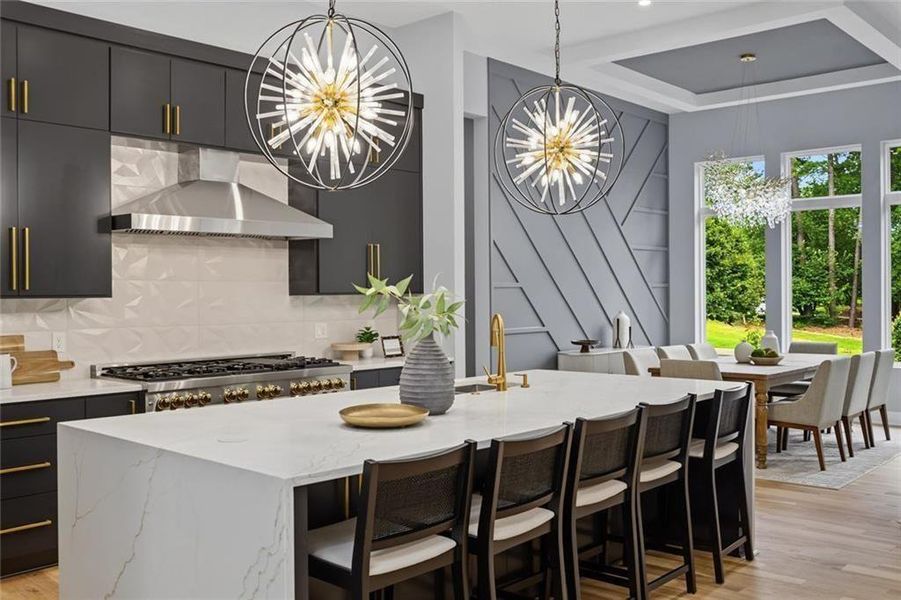 Furnished interior view inside a new home in , Marietta (Image 16).
