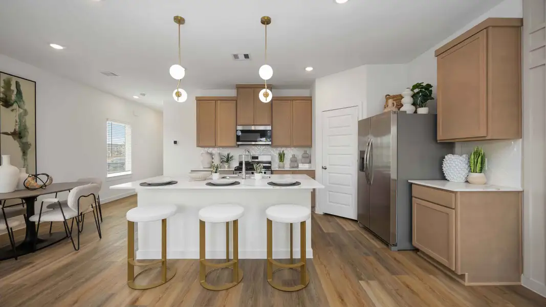 Furnished interior view inside a new home in Grand West, Houston (Image 3).