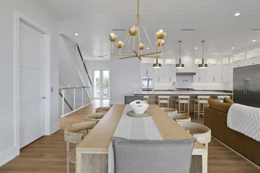 Furnished interior view inside a new home in , Flagler Beach (Image 16).