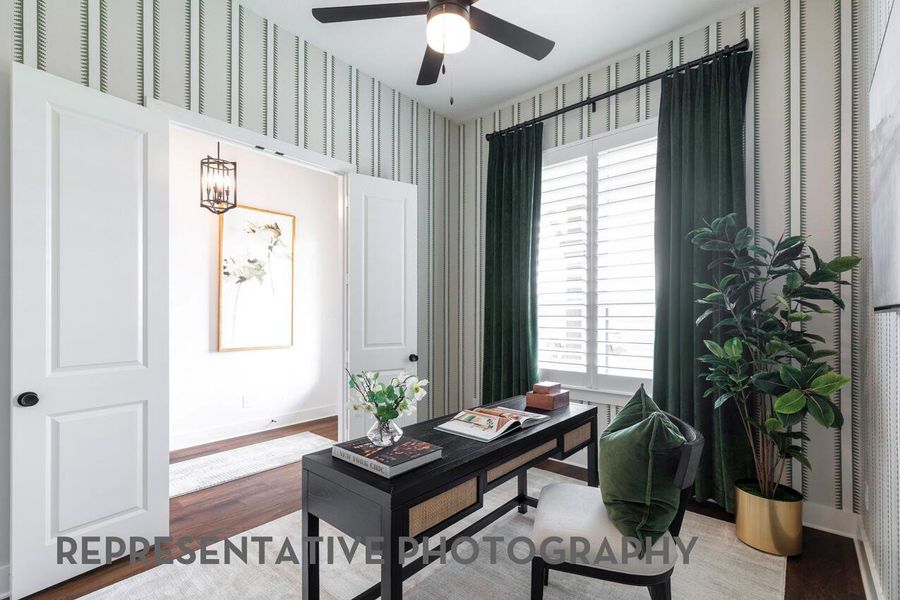 Furnished interior view inside a new home in Flora, Hutto (Image 23).