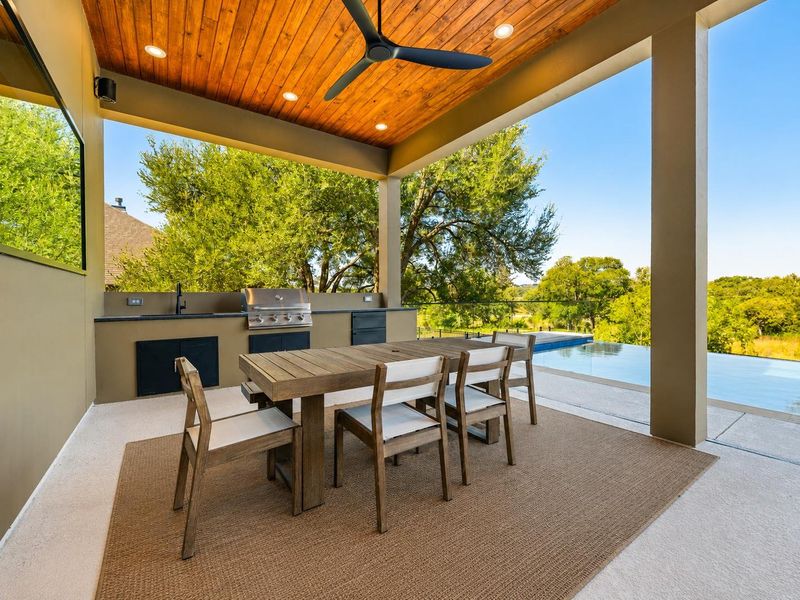 Exterior details and patio area of a home in , Dripping Springs (Image 24). Exterior details and patio area of a home in , Dripping Springs (Image 24).