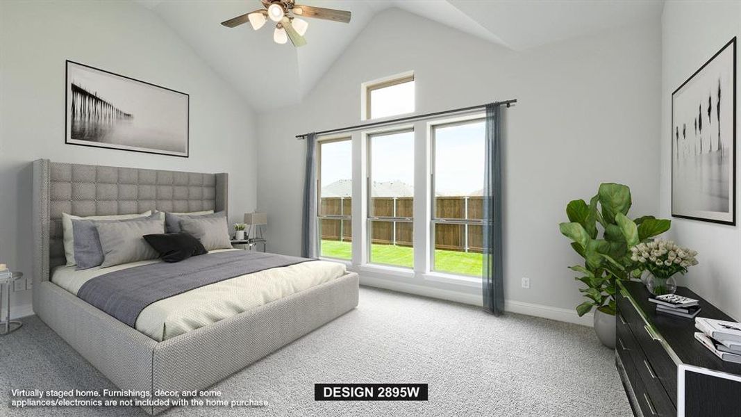 Furnished interior view inside a new home in Myrtle Creek, Waxahachie (Image 4).