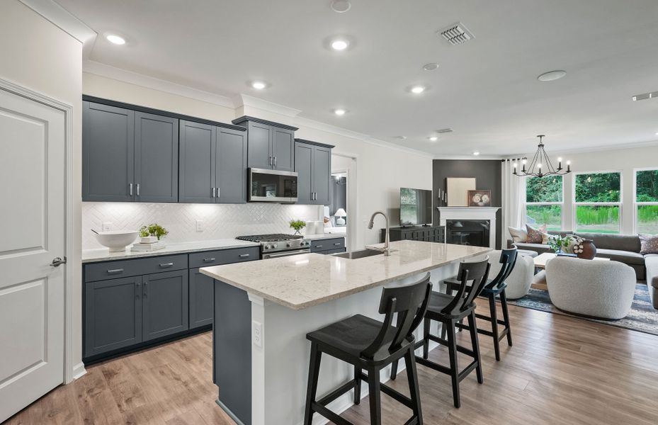 Representative furnished interior of a home built from the Bedrock by Pulte Homes in The Retreat at Carolina Ridge, Harrisburg (Image 52).