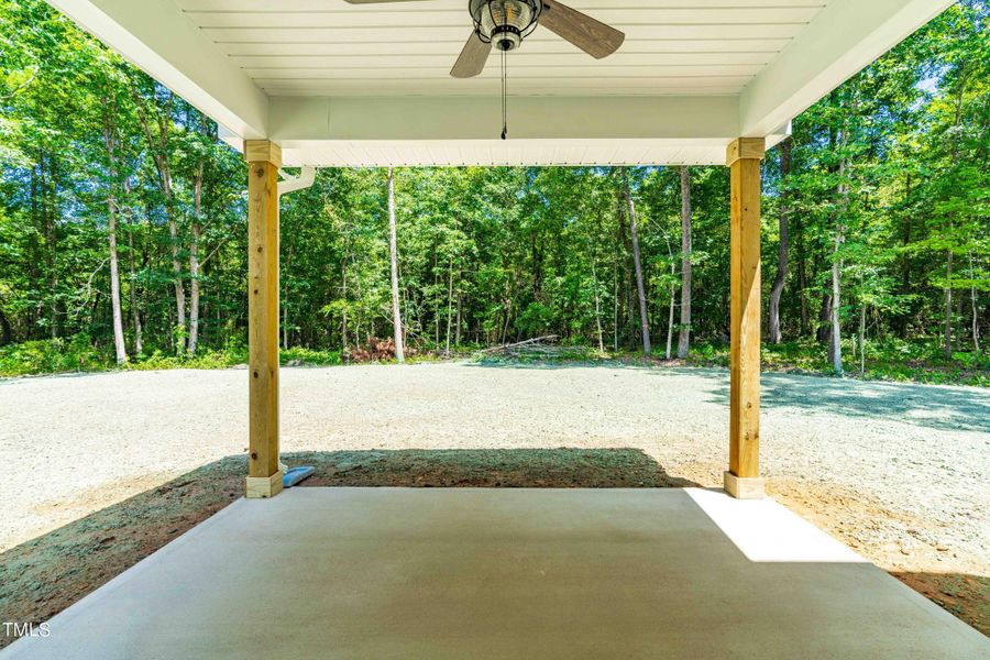 Back Covered Porch