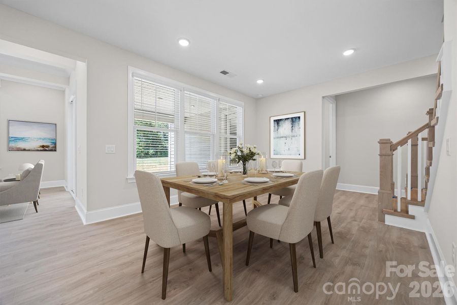 Furnished interior view inside a new home in , Gastonia (Image 14).