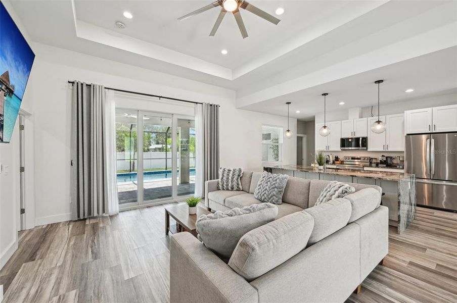 Furnished interior view inside a new home in , North Port (Image 37). Furnished interior view inside a new home in , North Port (Image 37).