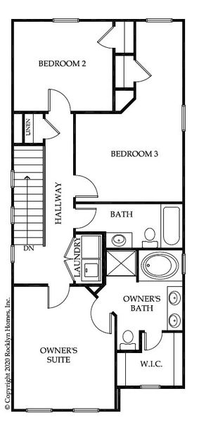 2D floor plan layout for the Melbourne by Rocklyn Homes in Beverly Heights, Lithonia, GA (Image 16). 2D floor plan layout for the Melbourne by Rocklyn Homes in Beverly Heights, Lithonia, GA (Image 16).