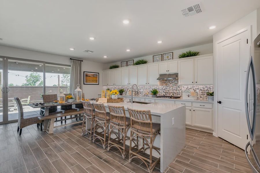 Representative furnished interior of a home built from the Crystal by Elliott Homes in Forté at Granite Vista, Waddell (Image 11).