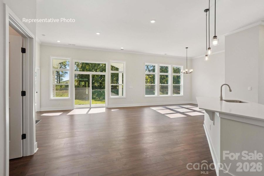 Spacious, unfurnished interior of a new home in Sanctuary at Southgate, Indian Trail (Image 29).
