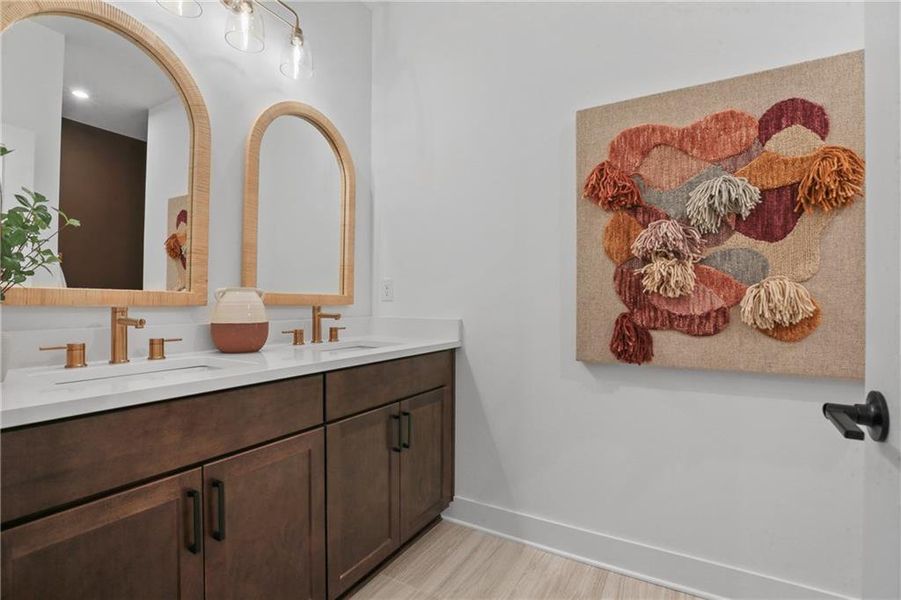 Furnished interior view inside a new home in Silverwood, Cumming (Image 19).