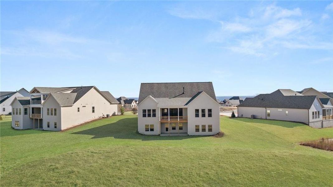 Exterior details and patio area of a home in Horizon at Laurel Canyon, Canton (Image 32).