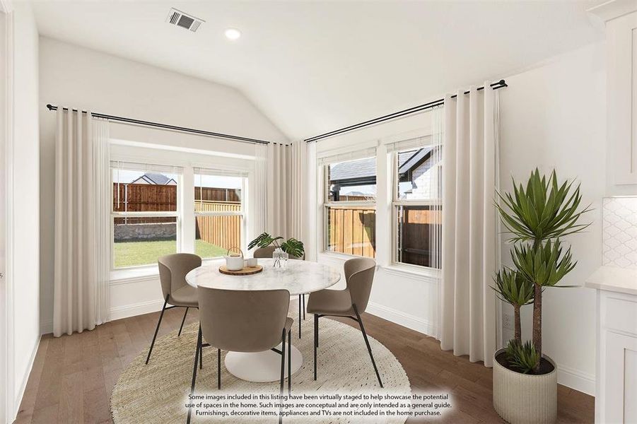 Furnished interior view inside a new home in Creekview Meadows, Pilot Point (Image 7).