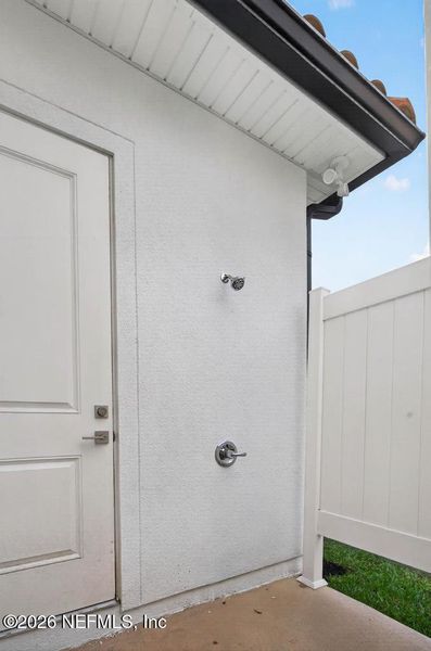 Exterior details and patio area of a home in , St. Johns (Image 42).
