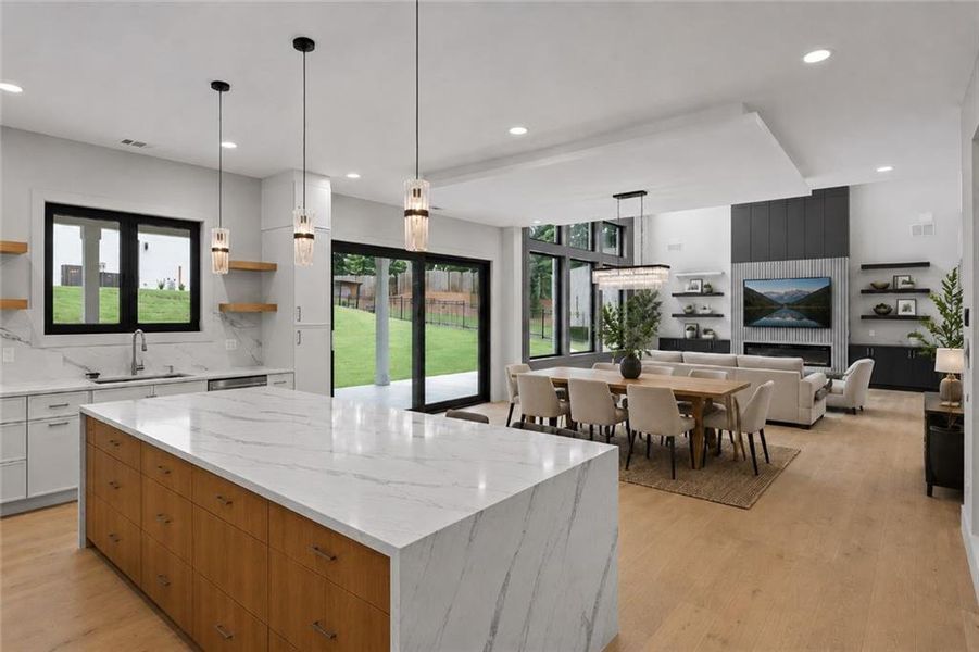Furnished interior view inside a new home in , Lawrenceville (Image 11).