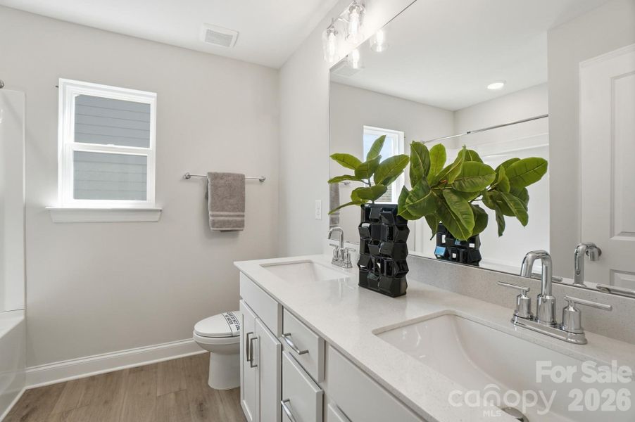 Furnished interior view inside a new home in The Meadows at Laurelbrook, Sherrills Ford (Image 32).