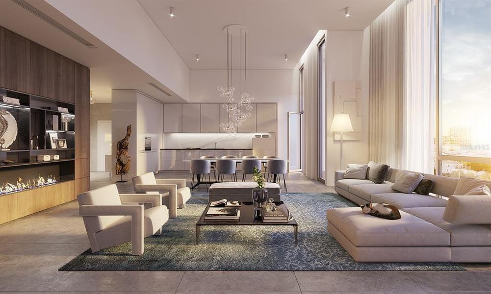 Furnished interior view inside a new home in , Sarasota (Image 6).