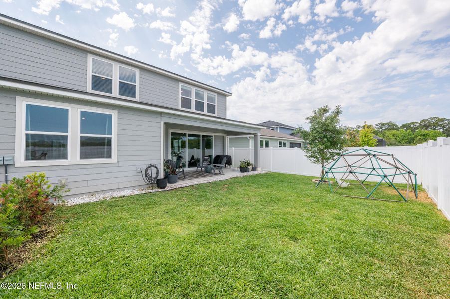 Exterior details and patio area of a home in Rolling Hills, St. Augustine (Image 25).