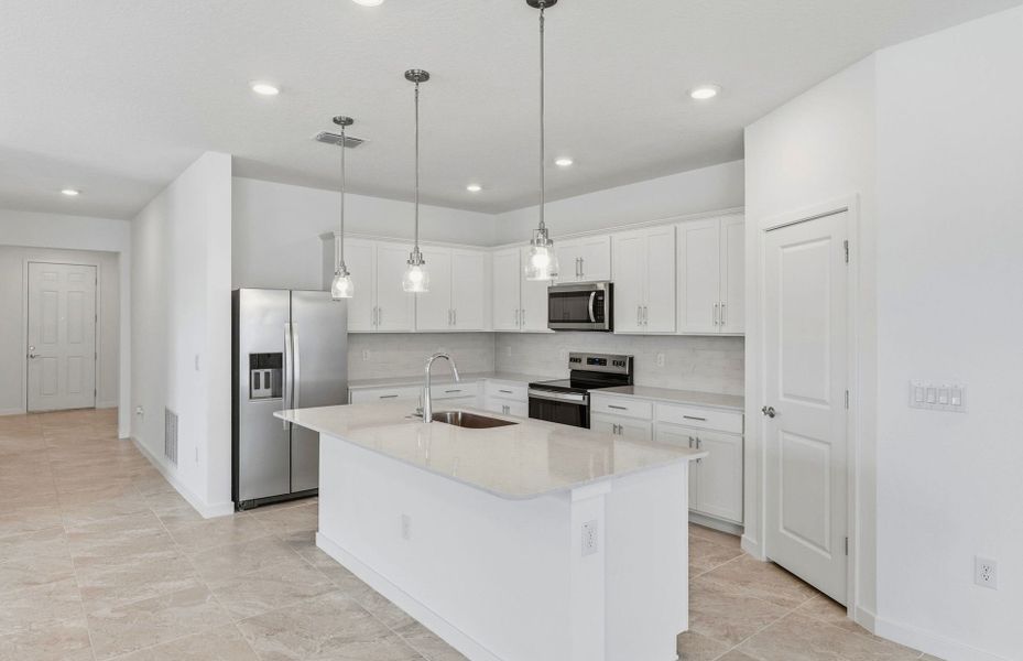 Representative furnished interior of a home built from the Medina by Pulte Homes in Reagan Landing, Bradenton (Image 6).