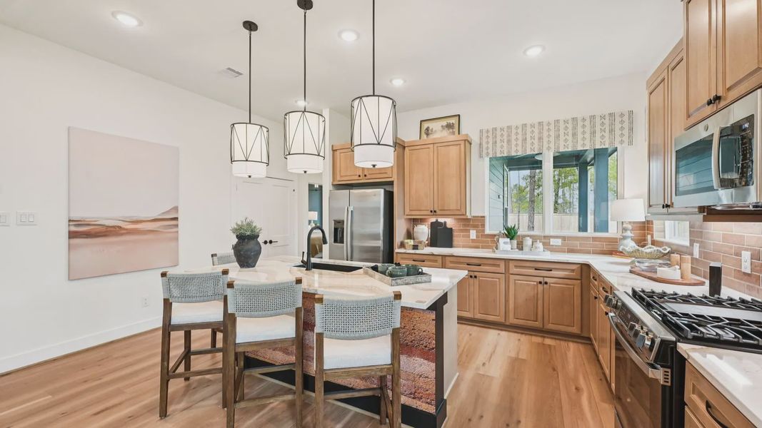Representative furnished interior of a home built from the Tanlay by Chesmar Homes in Kresston Chateau, Montgomery (Image 12). Representative furnished interior of a home built from the Tanlay by Chesmar Homes in Kresston Chateau, Montgomery (Image 12).