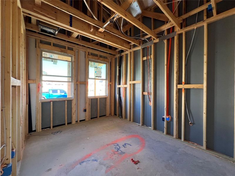 In-progress construction of a new home in Rolling Glen, Hutto, TX (Image 15). In-progress construction of a new home in Rolling Glen, Hutto, TX (Image 15).