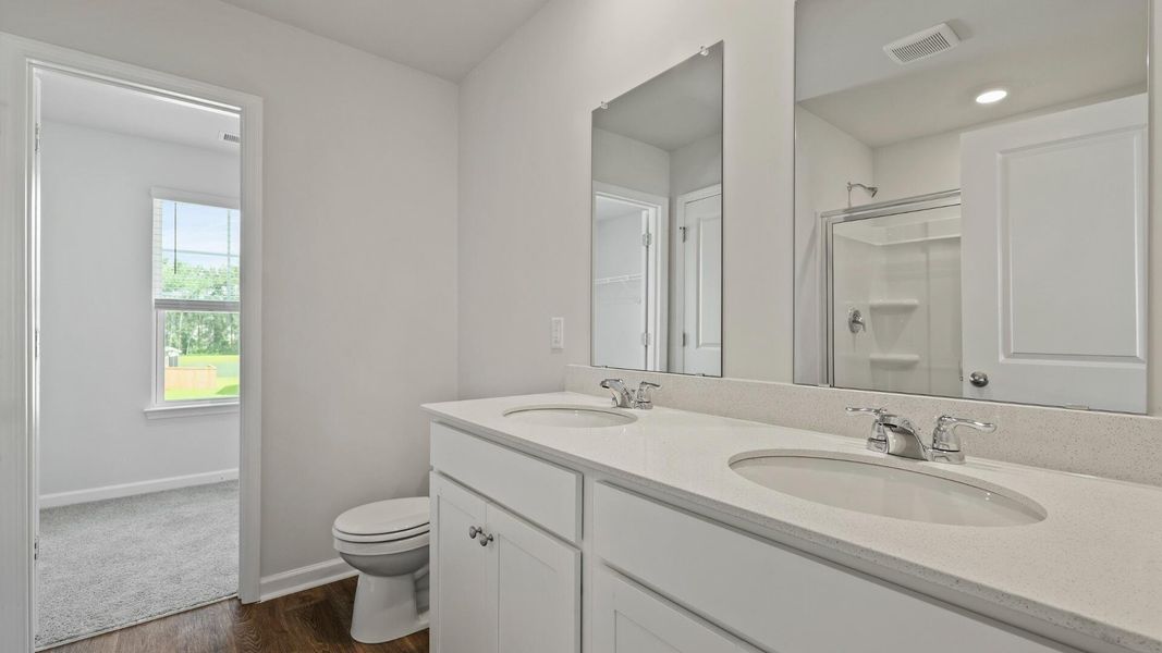 Furnished interior view inside a new home in , Summerville (Image 24).