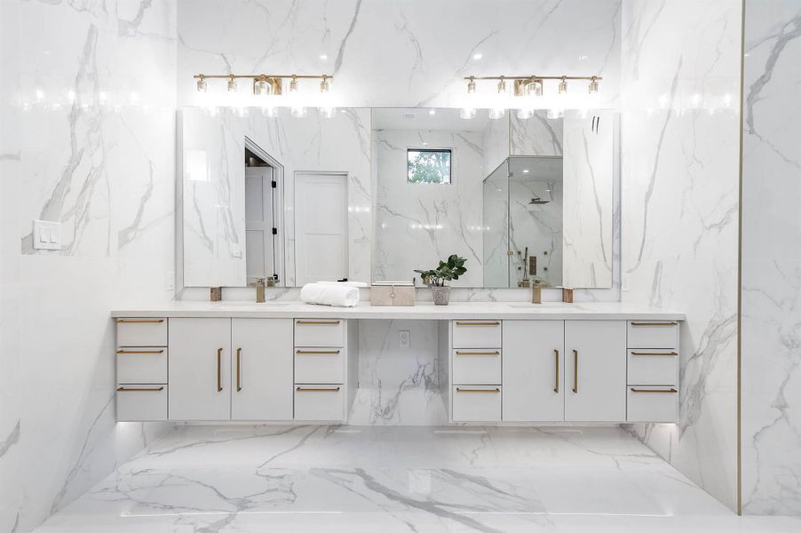 Furnished interior view inside a new home in , Houston (Image 31).