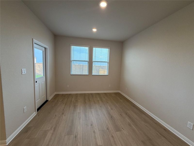 Spacious, unfurnished interior of a new home in Willow Springs, Buda (Image 24). Spacious, unfurnished interior of a new home in Willow Springs, Buda (Image 24).