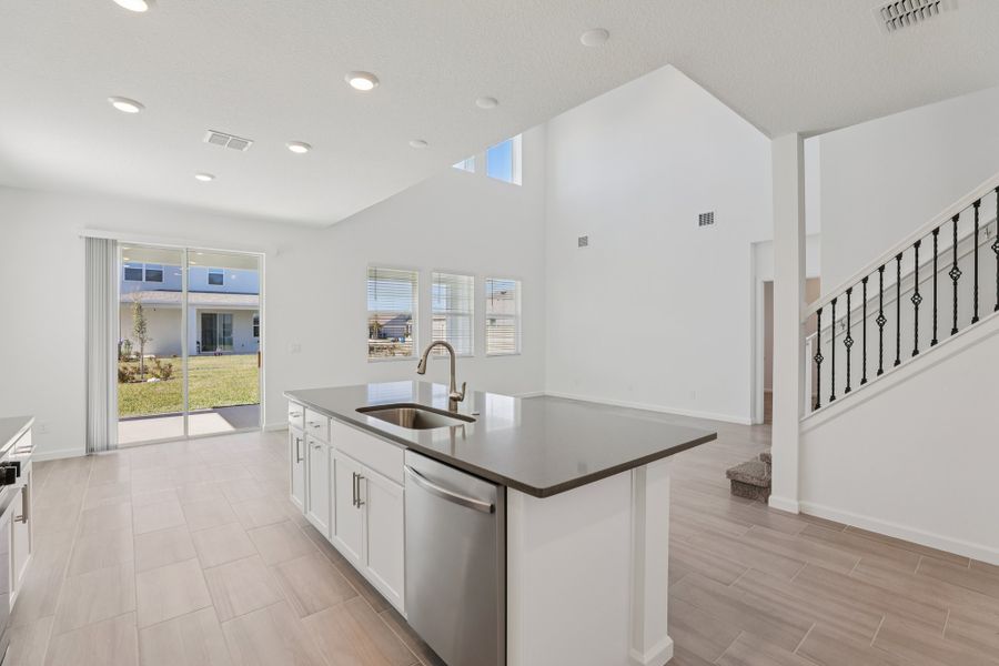 Furnished interior view inside a new home in St. Johns Preserve, Palm Bay (Image 5).
