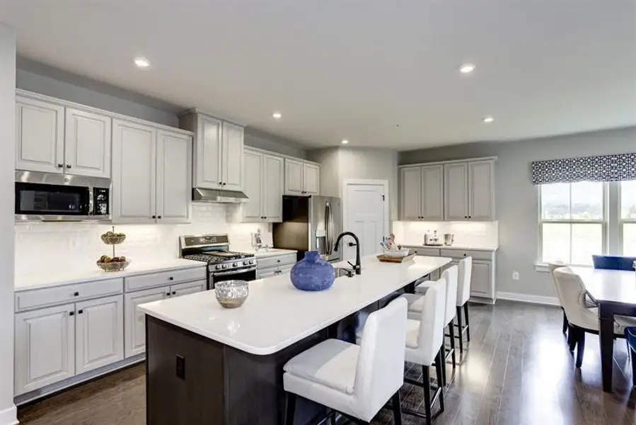Furnished interior view inside a new home in Lakes at Riverbend, Navassa (Image 2).