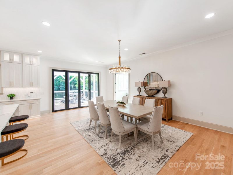 Furnished interior view inside a new home in , Charlotte (Image 15).