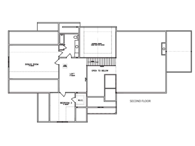 2D floor plan layout of this home in , Denver, NC (Image 5).