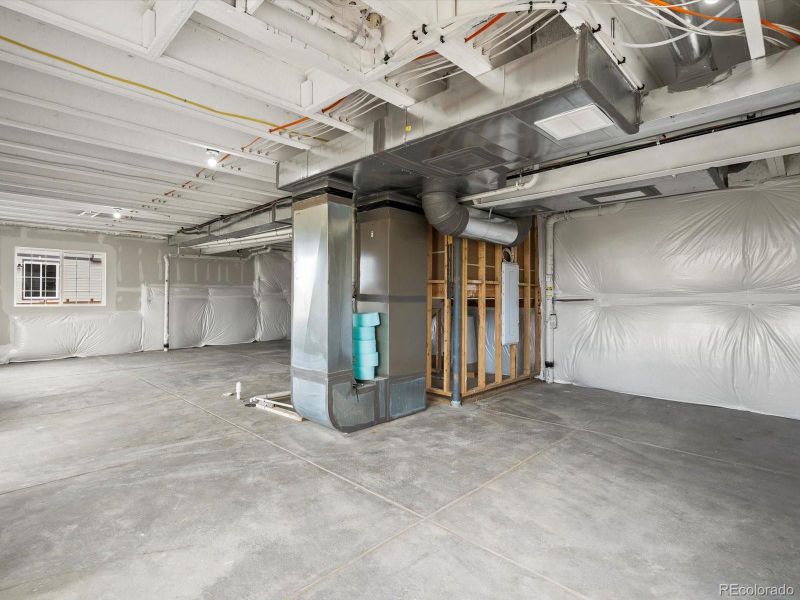 In-progress construction of a new home in Buffalo Highlands: The Canyon Collection, Commerce City, CO (Image 30).