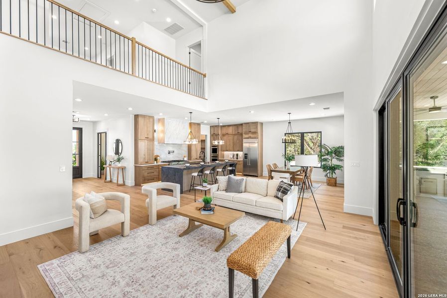 Furnished interior view inside a new home in , Boerne (Image 45).