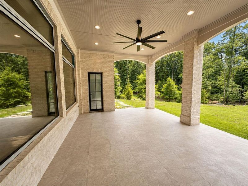 Exterior details and patio area of a home in , Alpharetta (Image 24).