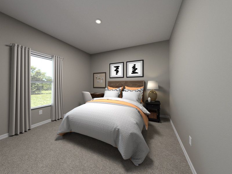 Furnished interior view inside a new home in Colbert Landings - Reserve Series, Palm Coast (Image 5).