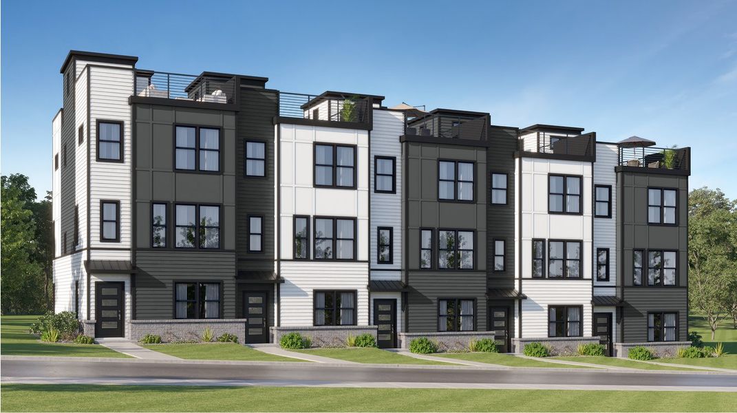 Condo located in Nashville, TN showcasing its design and architecture (Image 1).