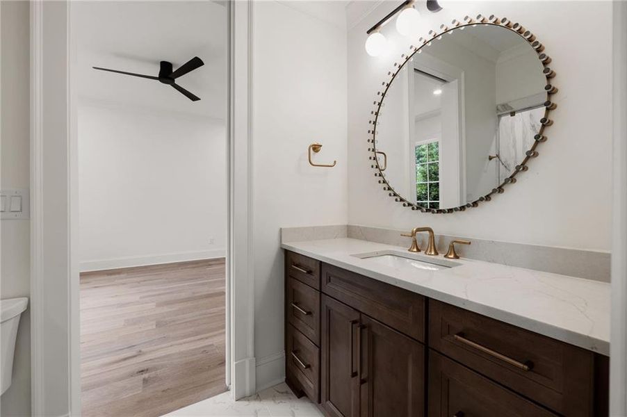 Furnished interior view inside a new home in , Atlanta (Image 13).