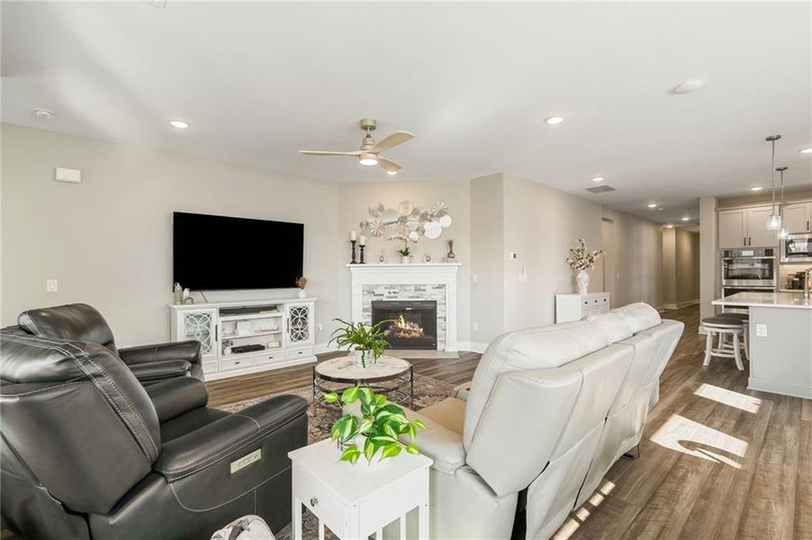 Furnished interior view inside a new home in Crescent Pointe at Great Sky, Canton (Image 14).