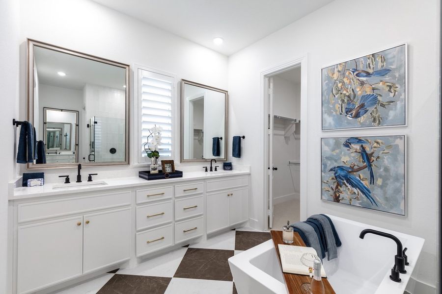 Representative Primary Bathroom - some options shown