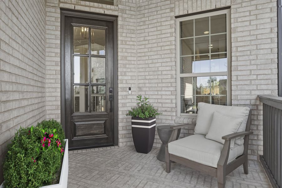 Exterior details and patio area of a home in Providence Cove, McKinney (Image 26).